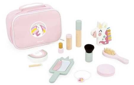 Mallette beauté Licorne pour jouer à la poupée